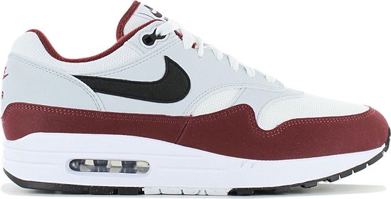 Nike Air Max 1 - Heren Sneakers Schoenen Wit-Rot FD9082-106 - Maat EU 41 US 8