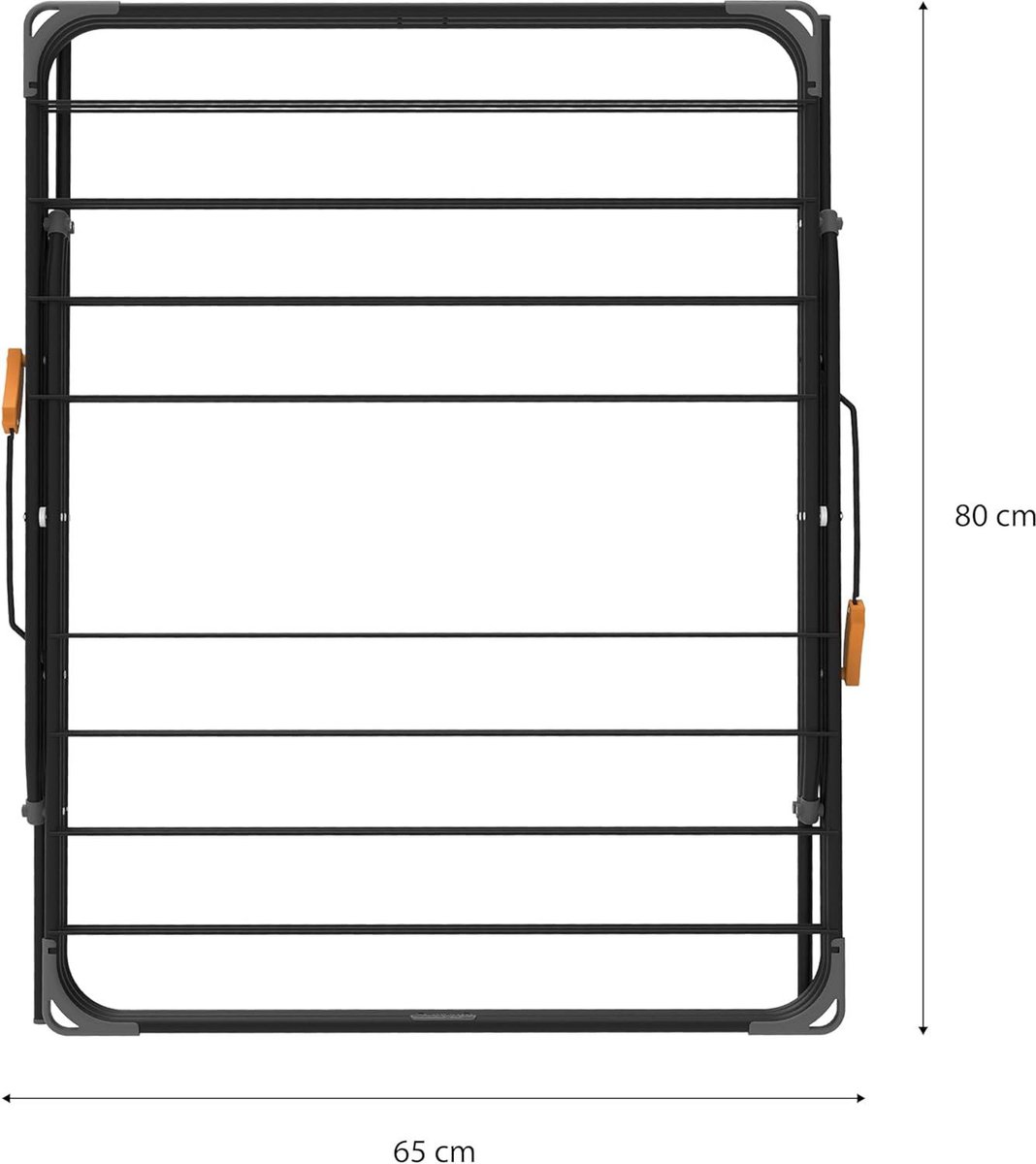 Was-droogrek - Wasorganizer - Droogrek - Stalen Constructie - 40 Cm X 42 Cm X 12 Cm Draagbaar Lichtgewicht