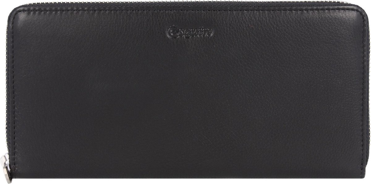 Esquire Viktoria Portemonnee RFID Leer 19 cm - Dames - Horizontaal - schwarz