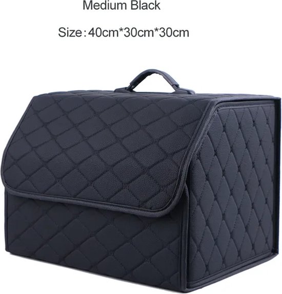 thumbnail: Opvouwbare Auto Kofferbak Organizer - PU Leren Opbergbox Voor Citroën (O.a. C1, C3, Berlingo)