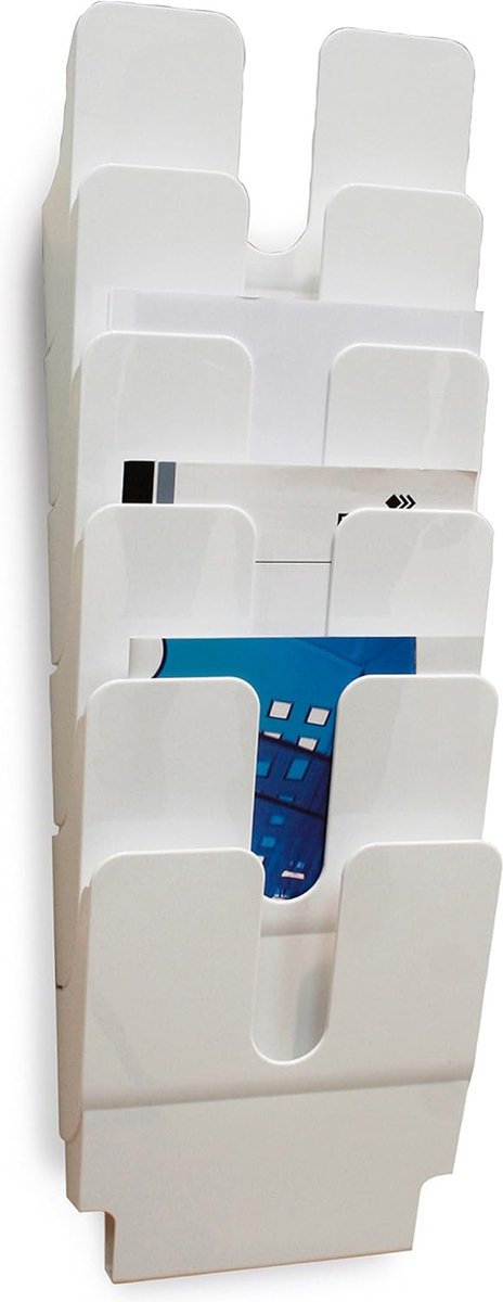 Prospect dispenserset (Flexiplus 6, A4 staand) 1 set wit