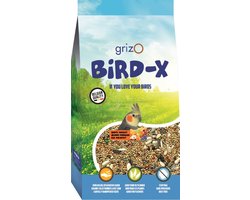 Bird-X - Vogelvoer - Grote Parkieten Mengeling + Fruit - 5 kg