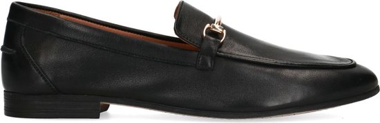 Manfield - Femme - Mocassins en cuir noir - Taille 40