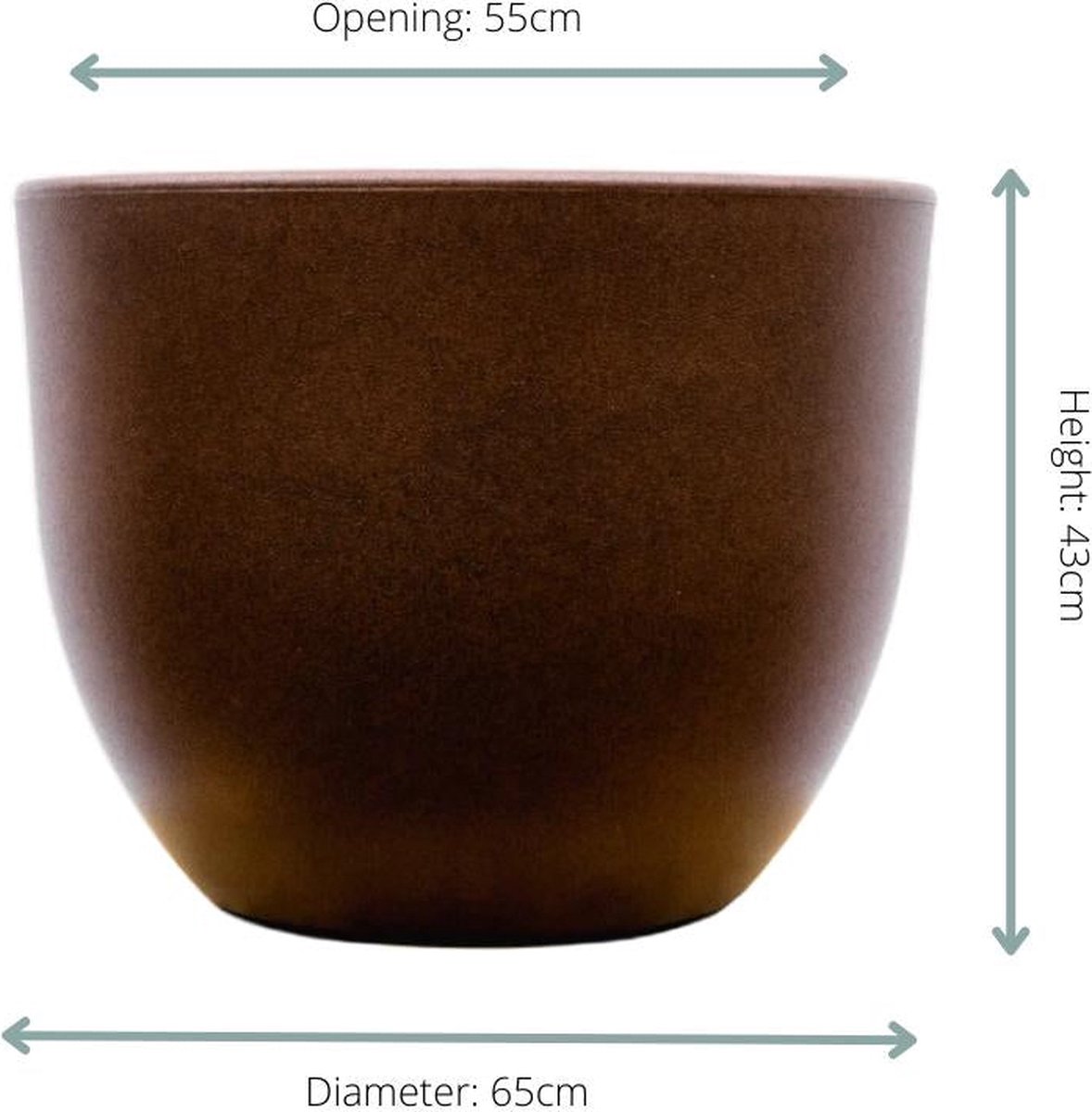 Pot Eggy Bronze - D65 x H51