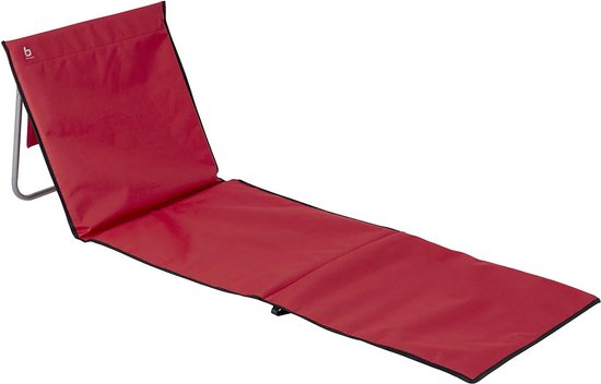 Bo-Camp - Strandmat/strandstoel - Lota - Rood