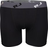 RJ Bodywear Pure Color boxershort (1-pack) - heren boxer lang - microfiber - zwart - Maat: XL