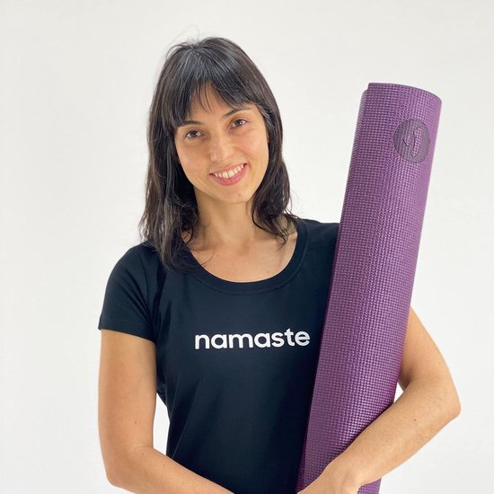 Yogamat van pvc-vrij materiaal antislip en wasbaar 183 x 60 x 4 mm voor fitness pilates en gymnastiek in diverse kleuren Yogamat van Yogamat — afbeelding 4