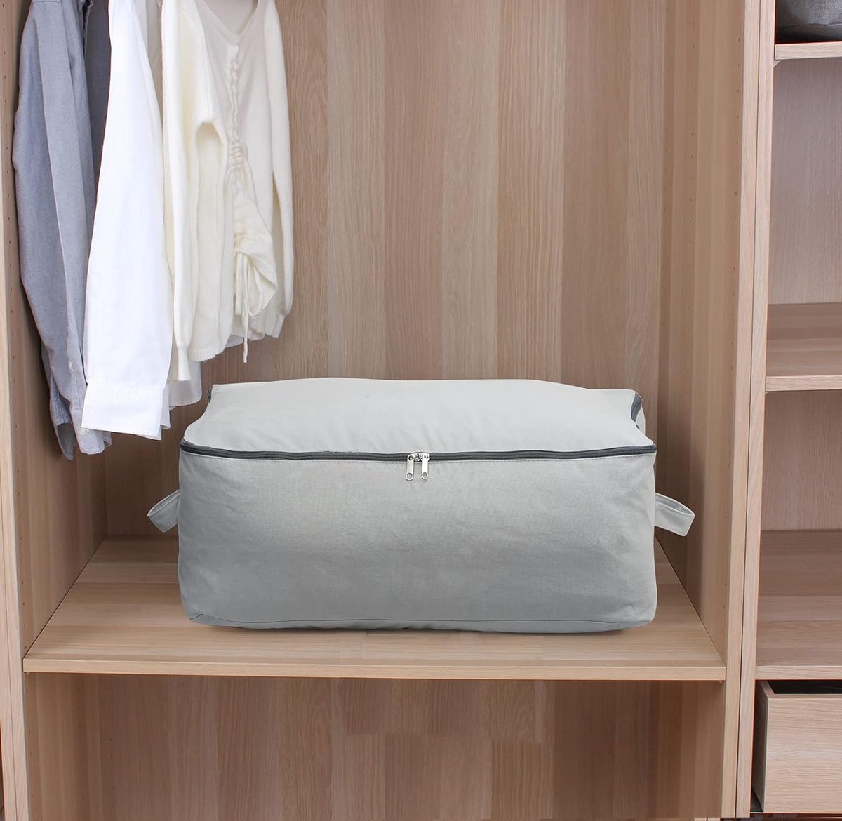 Set van 3 Stoffen Kubus Opbergboxen 25x25x25cm - Inklapbaar - Roze/Crèmewit