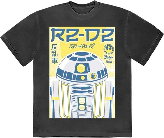 T-shirt Vintage Star Wars R2-D2 Rouge - Taille 2XL Homme, Coton, Années 80, Occasion En Excellent état
