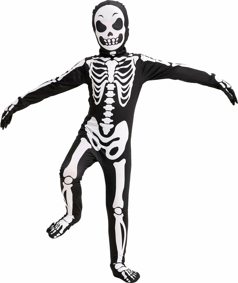 Halloween - Boos skeleten pak - kinderkostuum