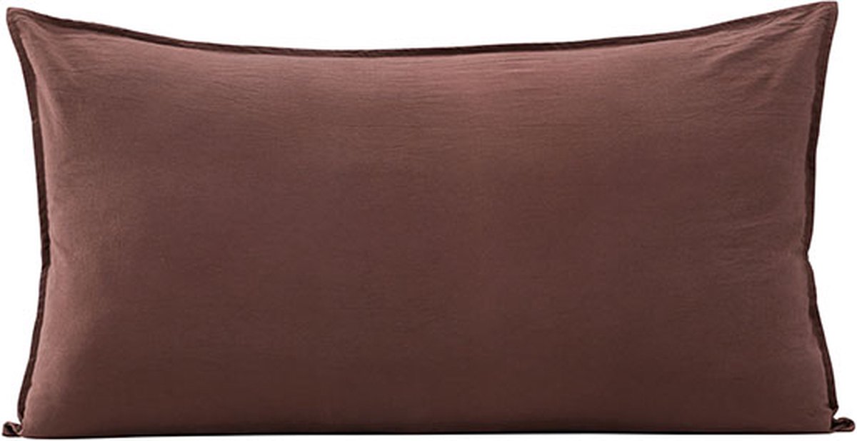 Ronja kussensloop 50x90cm bruin.