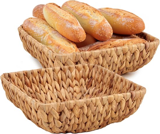 Panière à Pain En Osier Vintage - Bon état - Corbeille En Osier