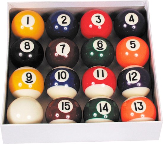 Foto: Toptable poolballen economy 57 2mm set poolballen