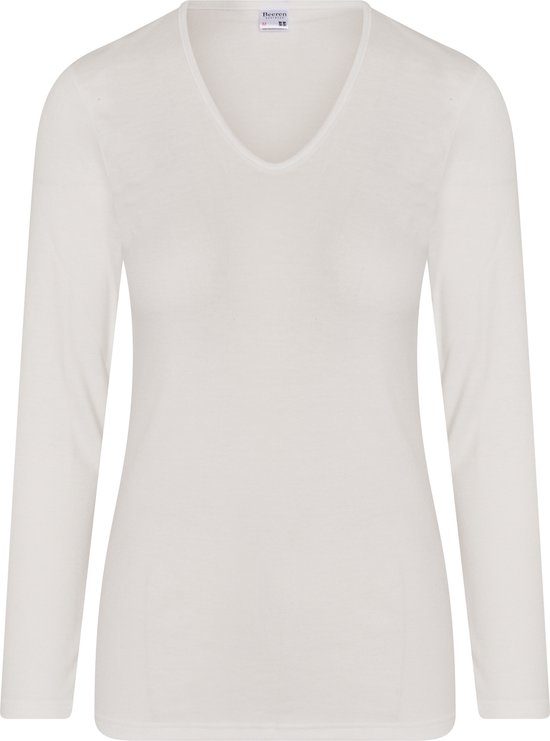 Foto: Beeren dames thermo shirt lange mouw m wit