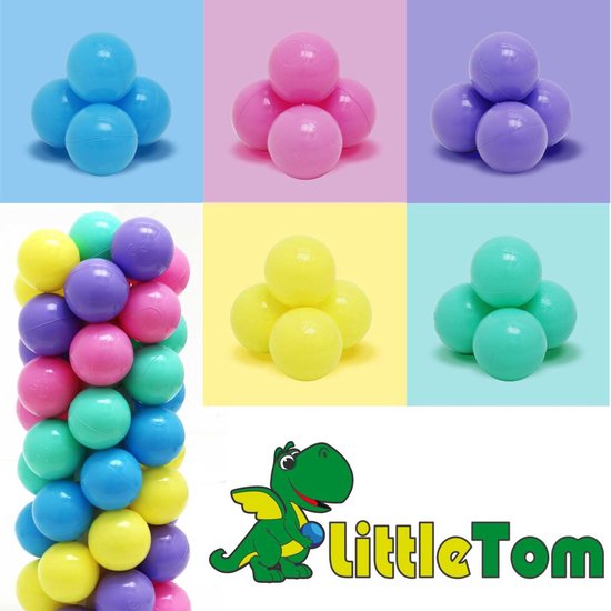 Introti 50 stuks kleurrijke plastic ballenbakballen voor kinderen