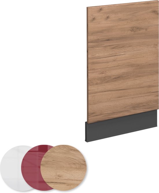 Vicco Rodeo bartafel 70x70 in antraciet/hout