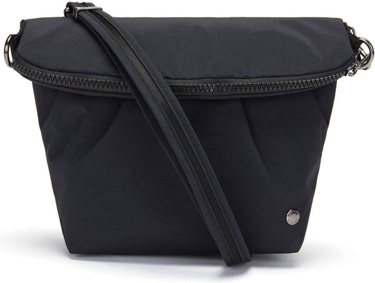 pacsafe Schoudertas Citysafe CX ECONYL® Convertible Crossbody Black Zwart