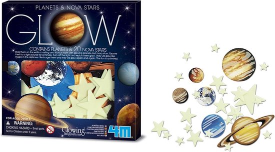 Glow In The Dark PLANETEN & SUPERNOVA