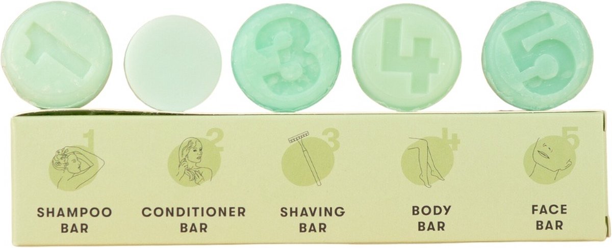 Goedkoopste ShampooBars - Starterspakket - 5x10g