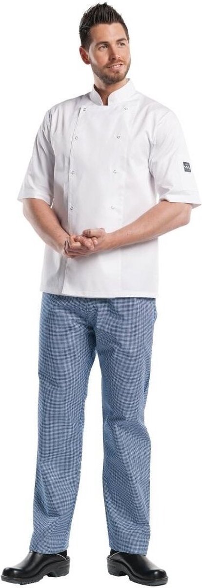 Chaud Devant Hilton Poco Koksbuis Korte Mouw Wit - Chaud Devant B509-XL - Horeca & Professioneel