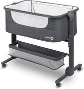 Bol.com Timon 3in1 Kinderbed 95x55x85 cm 6-traps hoogteverstelling - kinderen tot 9 kg - instelhoek bewegingsfunctie - grote man... aanbieding