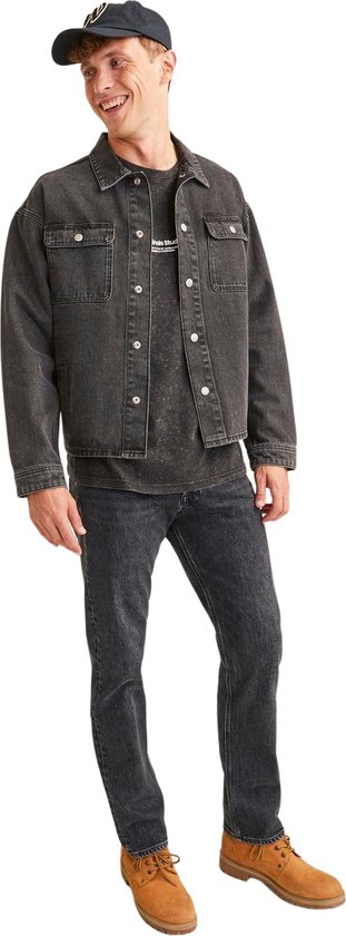 Pantalons en Jeans pour homme Jack & Jones JJICHRIS JJCLASSIC AM 079 coupe confortable/décontractée Zwart 34W / 32L Adultes