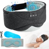 Bol.com Slaapmasker met bluetooth-hoofdtelefoon en 3D-geluidskwaliteit zacht oogmasker - draadloos muziek luisteren aanbieding