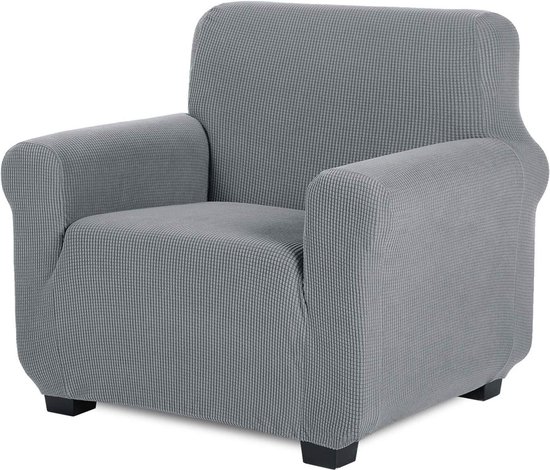 TIANSHU Bankhoes, Rekbare Bankovertrek, Stretch Bankhoezen, Elastische Meubelbeschermer Jacquard Sofahoes (4-Zits, Zand