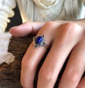 Zilveren ring Lapis Lazuli