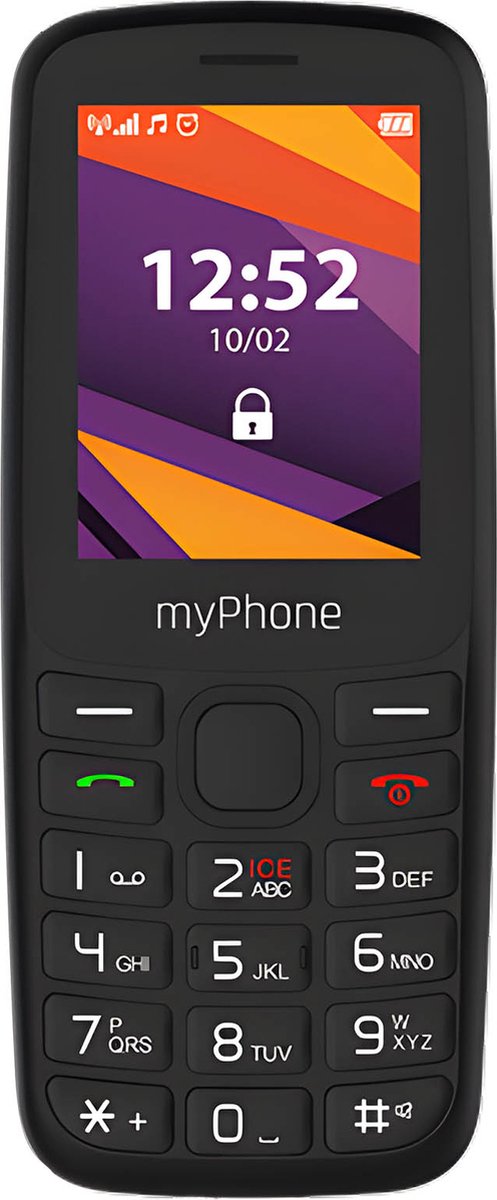 myPhone, Telefoon 6410 4G LTE, Zwart