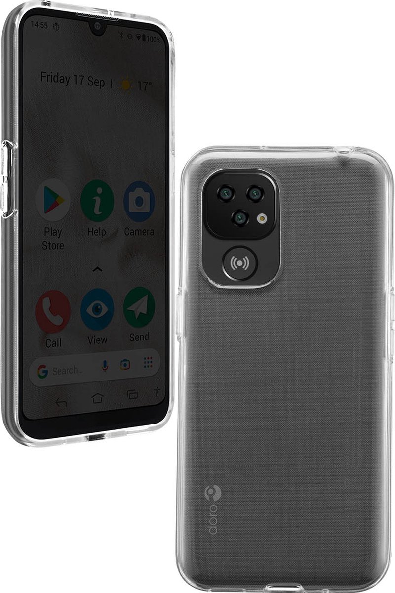 KJYFOANI Cover Per Doro 8200 + Vetro Temperato, Custodia Sottile Trasparente Morbida TPU - 5