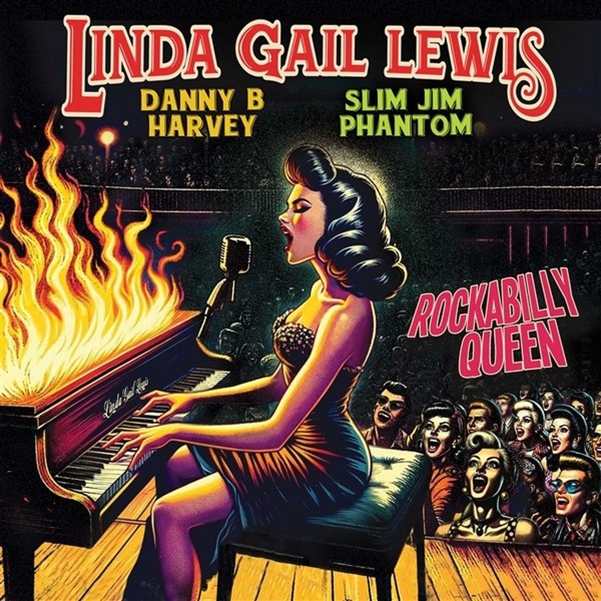 Linda Gail Lewis - Rockabilly Queen (LP) (Coloured Vinyl)
