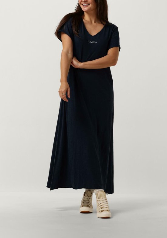 Penn & Ink Dress Print Jurken Dames - Kleedje - Rok - Jurk - Donkerblauw - Maat XL