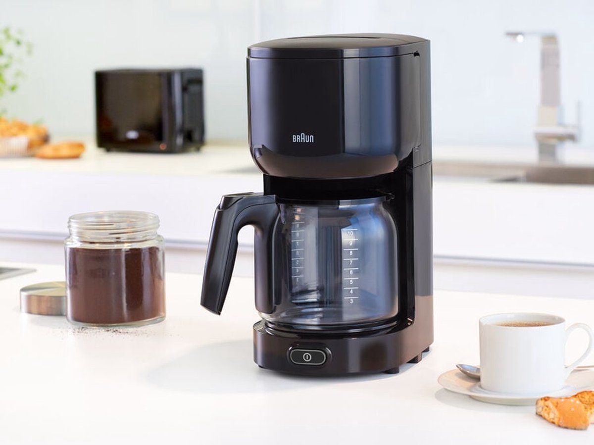 Braun PurEase KF 3100 BK Koffiezetapparaat Filter - Zwart thumbnail 5