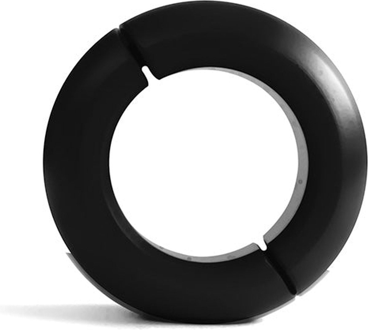 Goedkoopste Black Label - Donut Ballstretcher - 30 x 35 mm - RVS - Mat Zwart