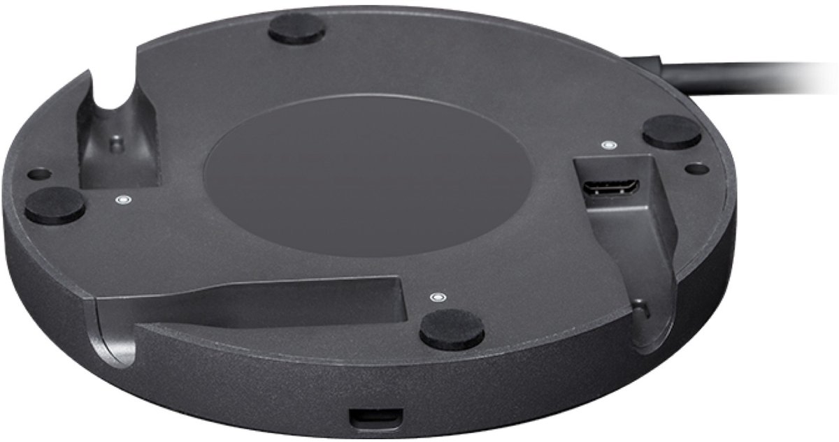 Logitech Rally Mic Pod Hub Zwart