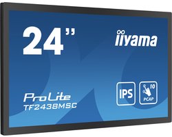 iiyama TF2438MSC-B1 beeldkrant Digitaal A-kaart 61 cm (24") LED 600 cd/m² Full HD Zwart Touchscreen