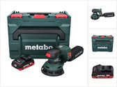 Metabo SXA 18 LTX 125 BL accu excenterschuurmachine 18 V 125 mm borstelloos + 1x accu 4.0 Ah + metaBOX - zonder lader