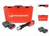 Rothenberger ROMAX 4000 accu persmachine 18 V elektrohydraulisch + 1x accu 10,0 Ah CAS + lader + koffer
