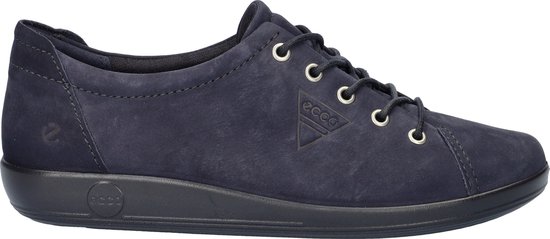 Ecco Soft 2.0 dames sneaker - Royal blue - Maat 40