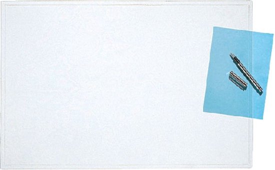 Beschermlijst t.b.v. bureau-onderlegger, versterkt, transparant