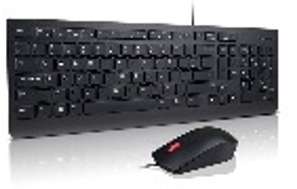 Lenovo 4X30L79922 essential toetsenbord en muis Combo - US Euro Qwerty
