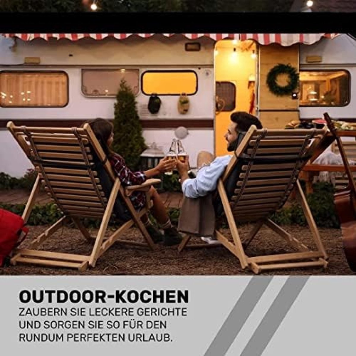 Camping kooktoestel - Draagbaar Gasfornuis - Incl. 4x gasflessen en koffer — cadeau in Sport & Outdoor - foto 3