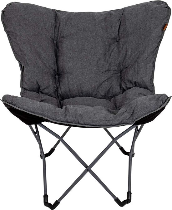 Bo-Camp - Urban Outdoor - Vlinderstoel - Redbrigde - L - Oxford polyester - Grijs van Bo-Camp — afbeelding 2