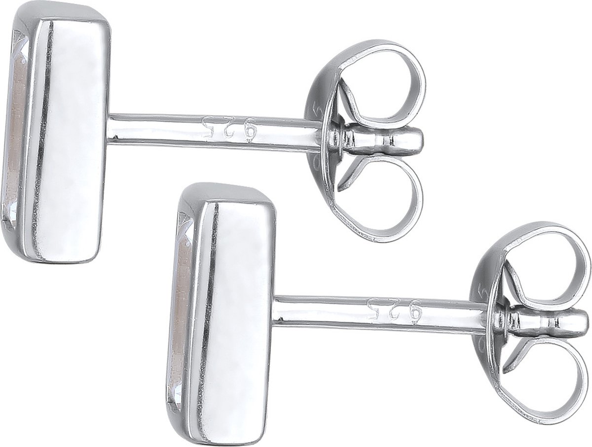 Kuzzoi Heren Oorbel Single Scharnier Creool (13mm) Rond met Glazen Parel 1 Stuk Oorbellen voor Mannen van Verguld 925 Sterling Zilver Duurzame Oorsieraden van gerecycled Glas, Sterling zilver Glas