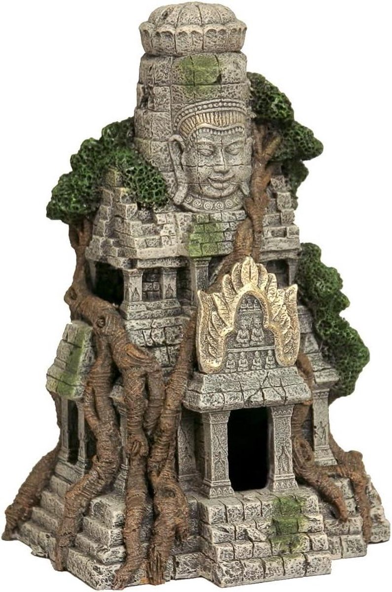 Cambodjaanse Tempel Ruïnes Aquarium Decor - Rosewood Effectief Ontwerp