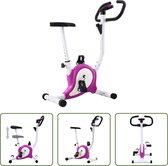 Bol.com The Living Store Hometrainer Beginner - Fiets - 64x41x101cm - Bandweerstand - LCD aanbieding
