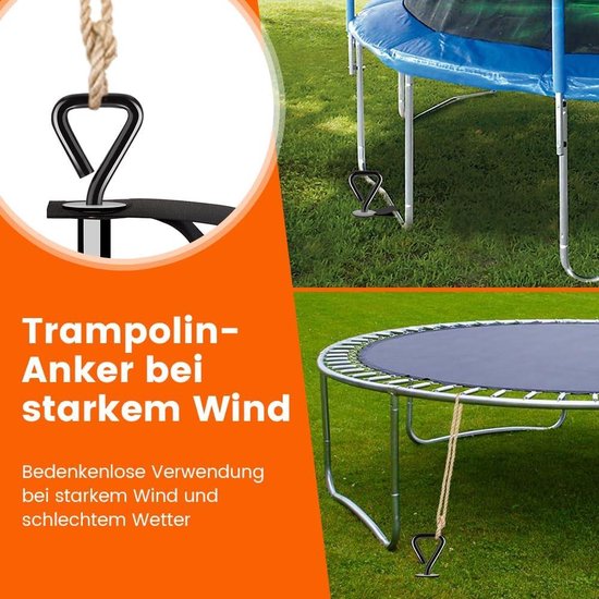 Trampoline Verankering of bekisting kopen? Snelle levering! - De Bruine Speeltoestellen