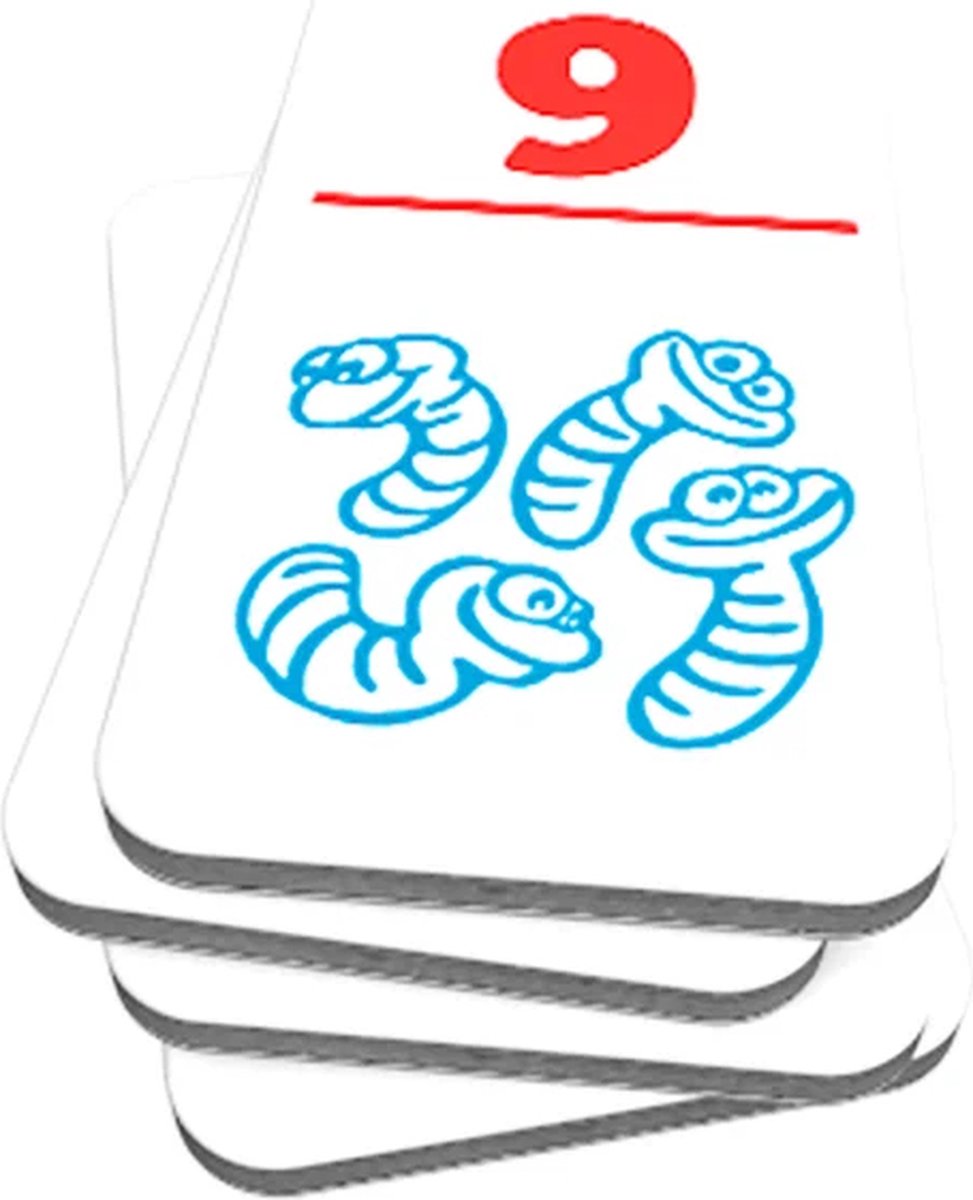 999 Games - Regenwormen Junior - Dobbelspel - De Regenwormen voor de kleintjes - Reisspel - Familiespel - Klein cadeautje — afbeelding 7