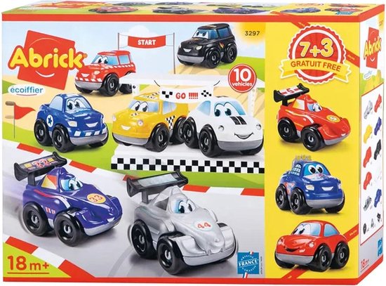 Abrick Racewagens, 10st. van Ecoiffier — afbeelding 3